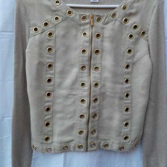 EUC Cach'e Sweater Jacket  SZ M - Picture 7 of 16